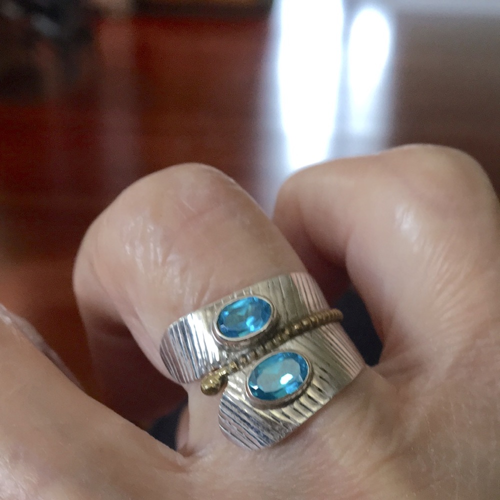 Sterling Silver adjustable Ring - Picture 3 of 5
